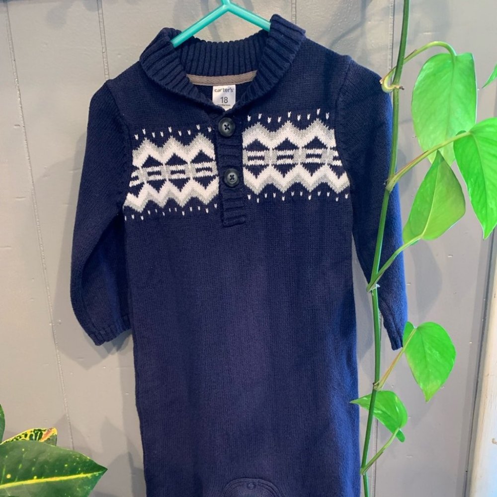 18 months Boy Sweater Outfit for Winter, Christmas Holidays